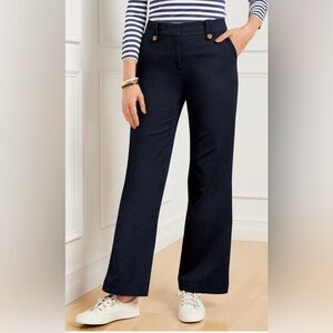Talbot’s Women’s Wide Leg Pants in Navy Blue
